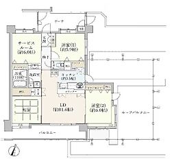 グリーンミユキ吉野町 4LDKの間取図画像