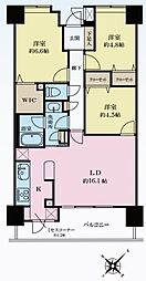 セレナハイムパークステージ桶川 3LDKの間取図画像