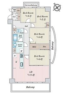 間取り:図面と現況が異なる場合は現況を優先させていただきます。 間取り:図面と現況が異なる場合は現況を優先させていただきます。