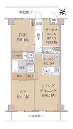 間取図画像 2SLDK