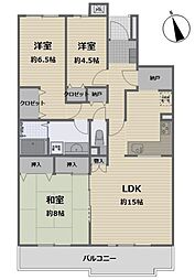 間取図画像 3LDK