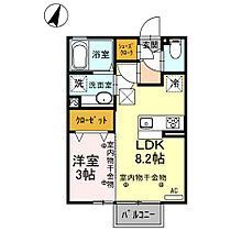 ジェイド箱森　II 203 ｜ 栃木県栃木市箱森町（賃貸アパート1LDK・2階・29.44㎡） その2