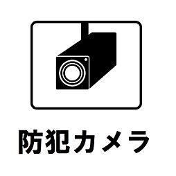 共用部分に防犯カメラが設置されており、敷地内のセキュリティ面も安心できます。