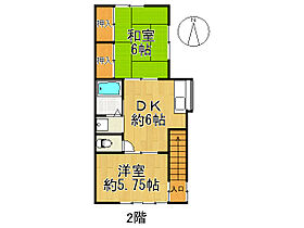 阿部貸家 2階  ｜ 東京都足立区興野２丁目22-5（賃貸一戸建2DK・--・37.05㎡） その2