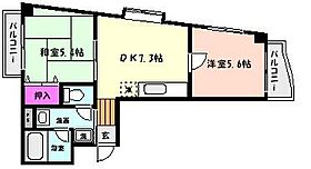 兵庫県神戸市灘区大内通２丁目（賃貸マンション2DK・3階・40.00㎡） その2