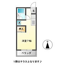 マロンハウス 203 ｜ 三重県津市栗真町屋町（賃貸アパート1R・2階・20.00㎡） その2