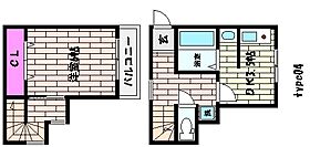 兵庫県神戸市灘区篠原本町１丁目（賃貸テラスハウス1DK・1階・34.29㎡） その2