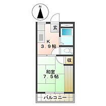 ハイツ南風Ｋ 205 ｜ 三重県津市藤方（賃貸マンション1K・2階・24.83㎡） その2