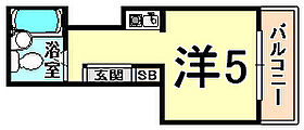 兵庫県尼崎市杭瀬本町１丁目（賃貸アパート1R・4階・18.00㎡） その2