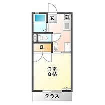 サニーライフ栗真　三重大学前　Ｅ 201 ｜ 三重県津市栗真町屋町（賃貸アパート1DK・2階・26.00㎡） その2