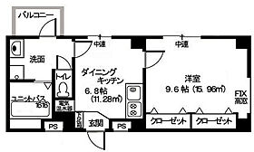 アビリティ上町弐番館 202 ｜ 山口県宇部市上町２丁目8-21（賃貸マンション1DK・2階・45.15㎡） その2