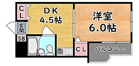 兵庫県神戸市灘区都通５丁目（賃貸マンション1DK・2階・23.67㎡） その2