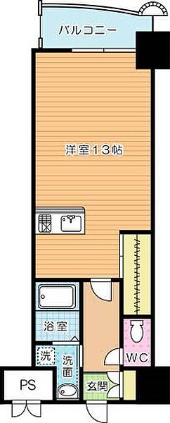 ロイヤルノースナイン 1304｜福岡県北九州市小倉北区馬借１丁目(賃貸マンション1R・13階・35.00㎡)の写真 その2