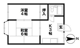 ヴィラA 206 ｜ 石川県野々市市住吉町2-36（賃貸アパート2K・2階・28.98㎡） その2