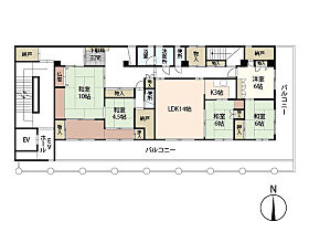 幟町熊本ビル  ｜ 広島県広島市中区幟町（賃貸マンション5LDK・10階・155.37㎡） その2