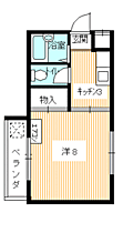 コーポサンモリッヂII 106 ｜ 山口県下関市一の宮本町2丁目（賃貸マンション1K・1階・24.00㎡） その2