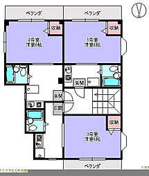 泉コーポ 1Kの間取図画像