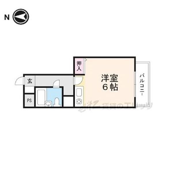 上田マンション 101｜大阪府高槻市北園町(賃貸アパート1K・1階・18.76㎡)の写真 その2