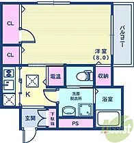 プレイス上三条  ｜ 兵庫県神戸市兵庫区上三条町2-12（賃貸マンション1K・2階・32.25㎡） その2