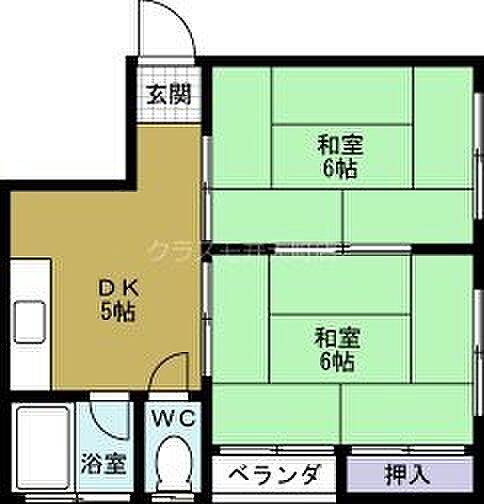 吉川マンション ｜大阪府大阪市港区波除３丁目(賃貸マンション2DK・2階・35.00㎡)の写真 その2