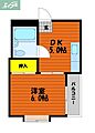メゾン富士岡山4階3.3万円