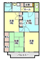 コーポ三協１ 305 ｜ 茨城県日立市末広町２丁目1-37（賃貸マンション3DK・3階・64.24㎡） その2