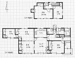 今泉町　中古住宅 7Kの間取り
