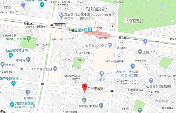 画像29:コーポ菊田・地図