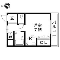 アンフィニィ・橋の内II 410 ｜ 大阪府茨木市橋の内１丁目17-31（賃貸マンション1R・4階・23.00㎡） その2