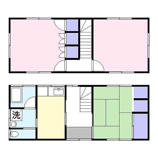 陰田町（戸田）戸建 ｜鳥取県米子市陰田町(賃貸一戸建3K・--・79.68㎡)の写真 その2