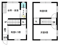 東かがわ市湊川西526-5　イオボヌール 6.7号室 1階3DKの間取り