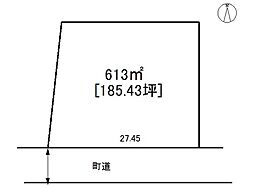 池田町八幡　売土地