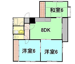 プラザエノモト 3階3DKの間取り