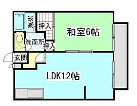 ビーライン蔵王  ｜ 広島県福山市蔵王町3丁目11-19（賃貸アパート1LDK・1階・41.73㎡） その2