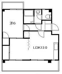 エイト　I　１DK 2階1LDKの間取り
