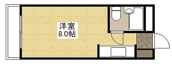 広島県広島市東区愛宕町(賃貸マンション1R・3階・17.00㎡)の写真 その2