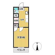 カルム津山ビル 0402 ｜ 岡山県津山市沼（賃貸アパート1K・4階・23.12㎡） その2