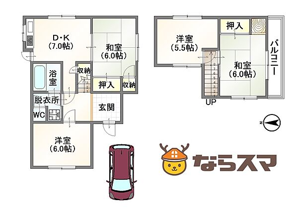 間取りを拡大表示