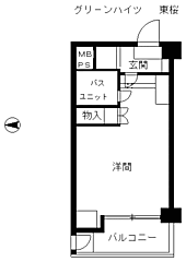 物件の間取り