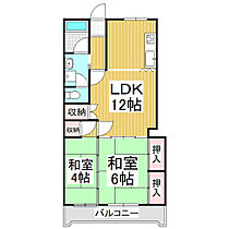 レジデンスオオハシ  ｜ 長野県飯田市常盤町（賃貸マンション2LDK・5階・49.50㎡） その2