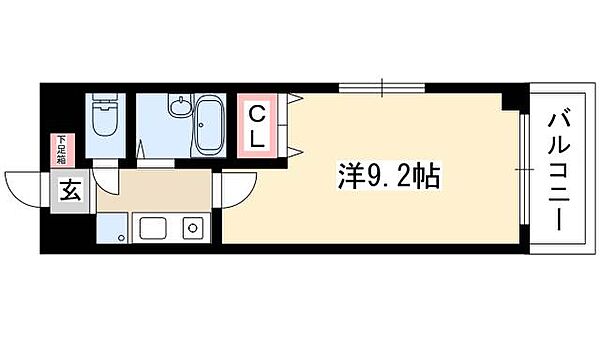 シティライフ春岡 ｜愛知県名古屋市千種区春岡1丁目(賃貸マンション1K・4階・24.40㎡)の写真 その2