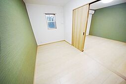[寝室] ★★緑の壁紙落ち着いた空間★★