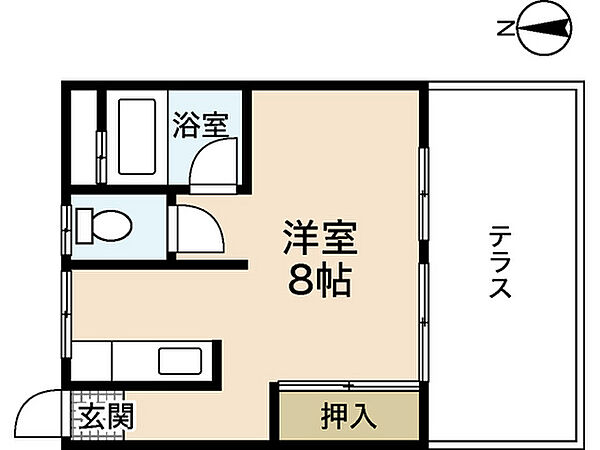 コーポ藤村 ｜広島県広島市安佐南区西原4丁目(賃貸アパート1R・2階・19.00㎡)の写真 その2