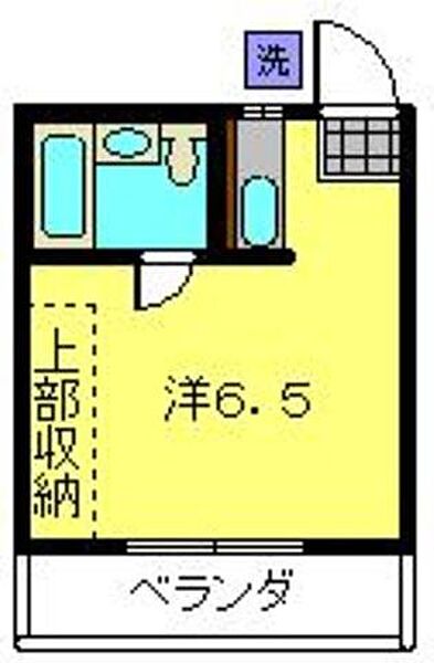 ダイヤハイツ 203｜神奈川県川崎市中原区木月３丁目(賃貸アパート1R・2階・15.00㎡)の写真 その2