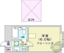 間取図画像 1K