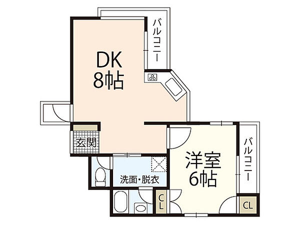 広島県広島市中区南竹屋町(賃貸マンション1K・3階・36.05㎡)の写真 その2