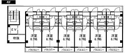 メゾン・ド・ハーツイーズ 1Kの間取図画像