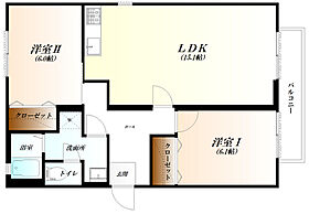 埼玉県熊谷市上之822-1（賃貸アパート2LDK・1階・63.18㎡） その2