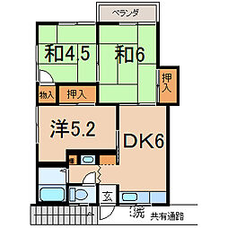 間取図画像 3DK