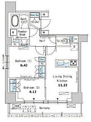 物件の間取り